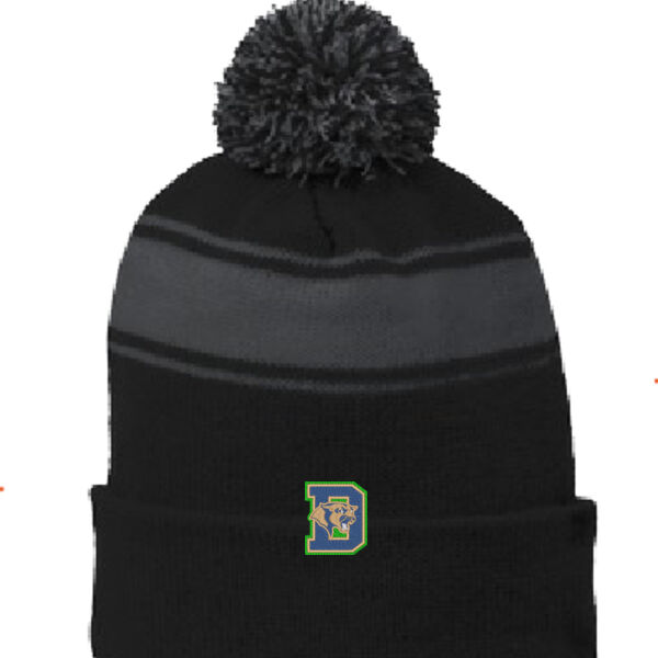 DSW - Stripe Pom Pom Beanie Thumbnail
